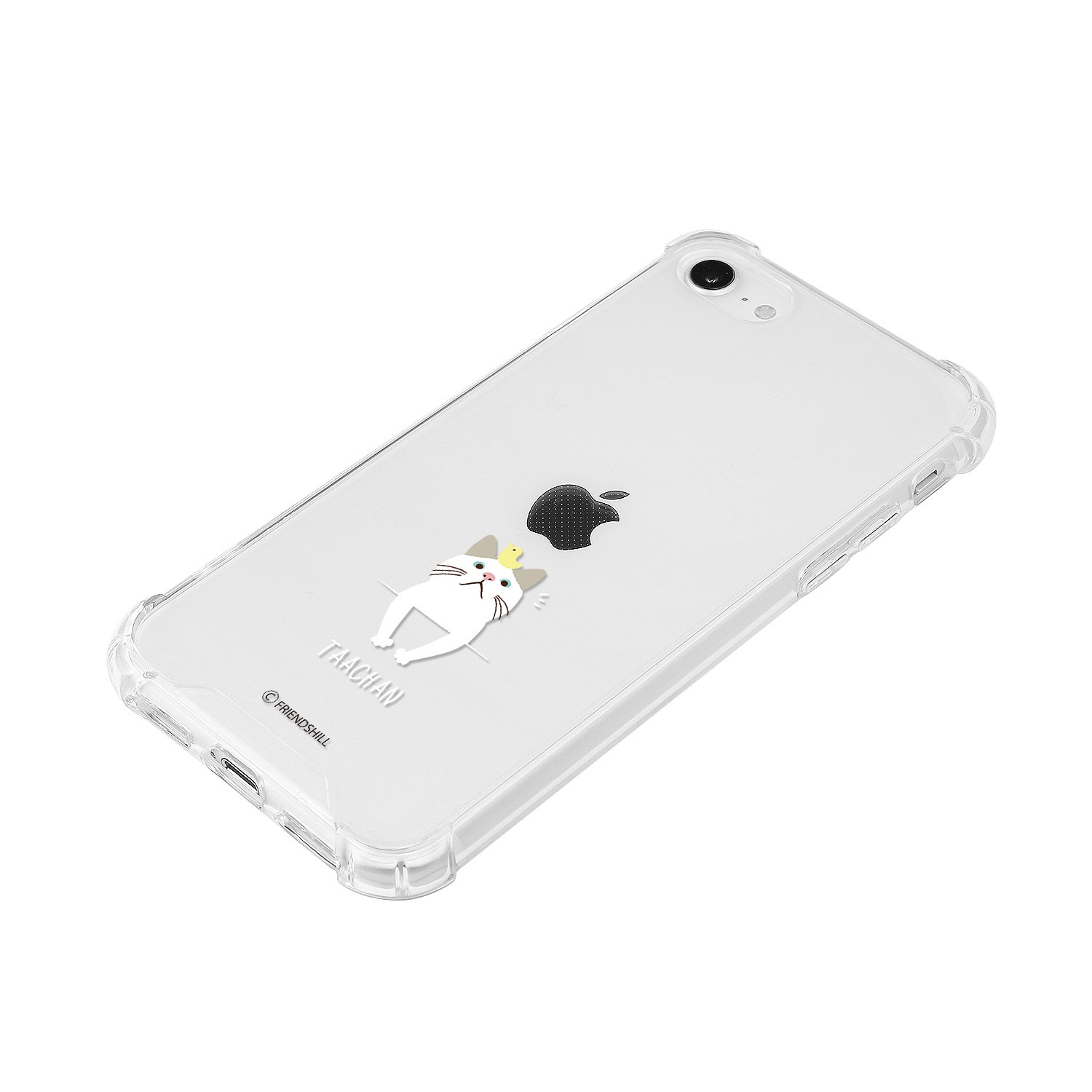 [iPhone SE (第3世代)/8/7 用] ターチャン 衝撃吸収 ハイブリッドケース カバー 公式ライセンス品