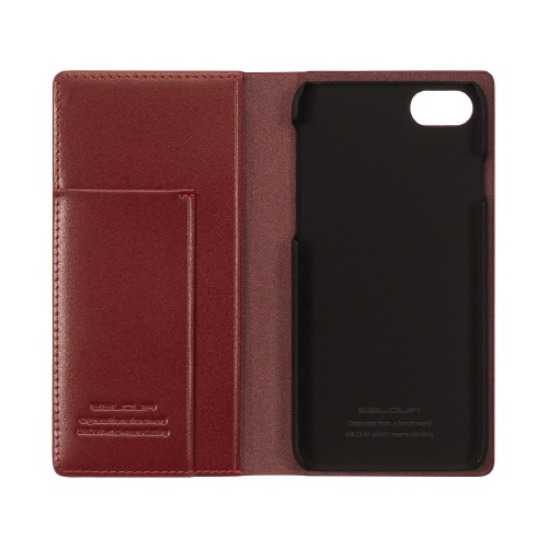 iPhone SE (第3世代) ケース カバー 【手帳型 本革】Eblouir Dot Studs Diary [iPhone SE3/SE2/8/7]