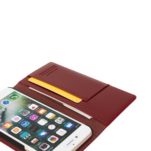 iPhone SE (第3世代) ケース カバー 【手帳型 本革】Eblouir Dot Studs Diary [iPhone SE3/SE2/8/7]