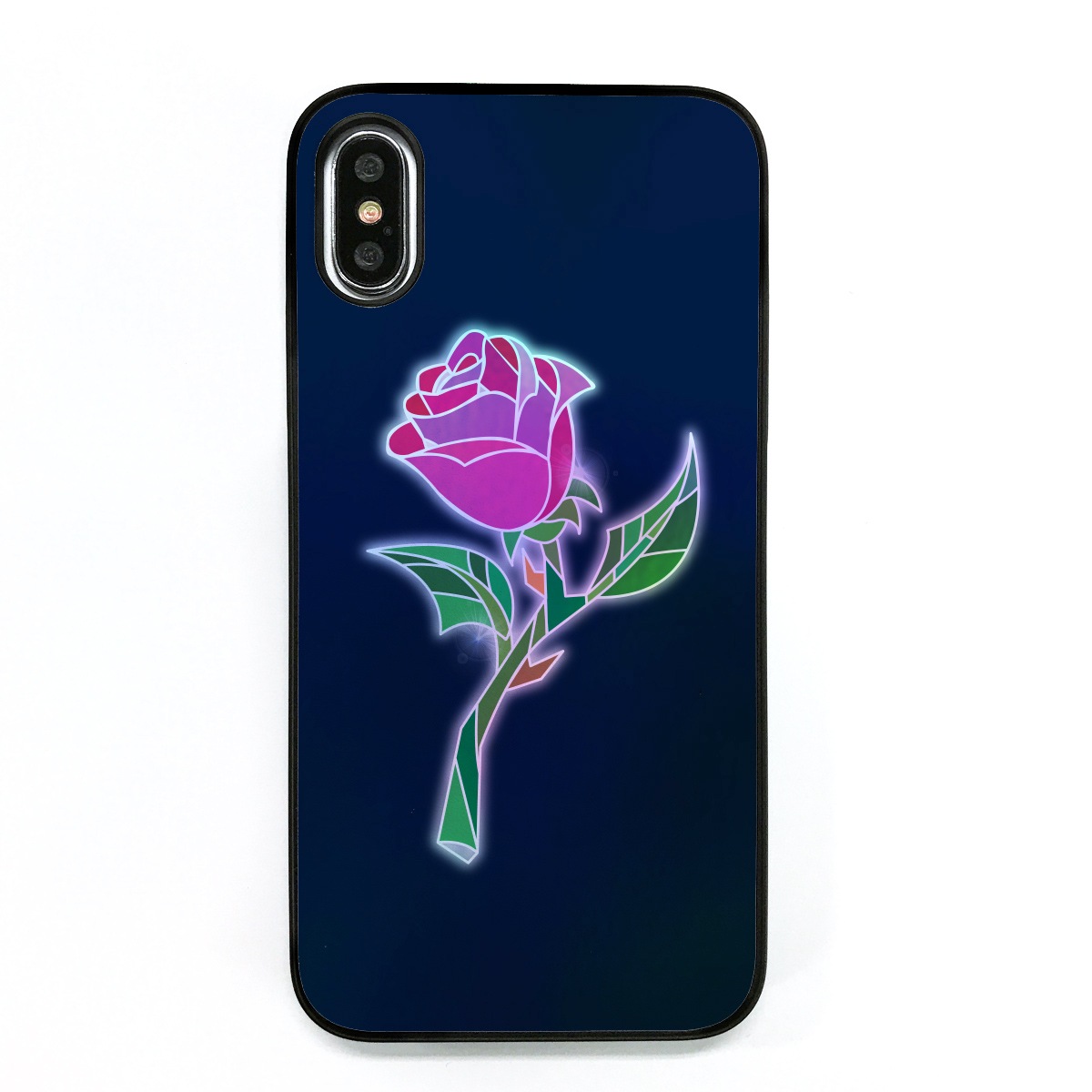 iPhone XS / X ケース Dparks Twinkle Case ステンドグラス（ディーパークス トゥインクルケース）アイフォン カバー ホログラム