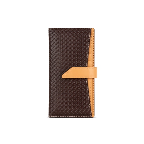 スマホケース 手帳型 スライド式 多機種対応 マルチケース Design Skin WEAVING LEATHER CASE（デザインスキン ウェービングレザーケース） 本革 取り外しできるにカードウォレット付き  Lサイズ