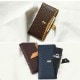スマホケース 手帳型 スライド式 多機種対応 マルチケース Design Skin WEAVING LEATHER CASE（デザインスキン ウェービングレザーケース） 本革 取り外しできるにカードウォレット付き  Lサイズ