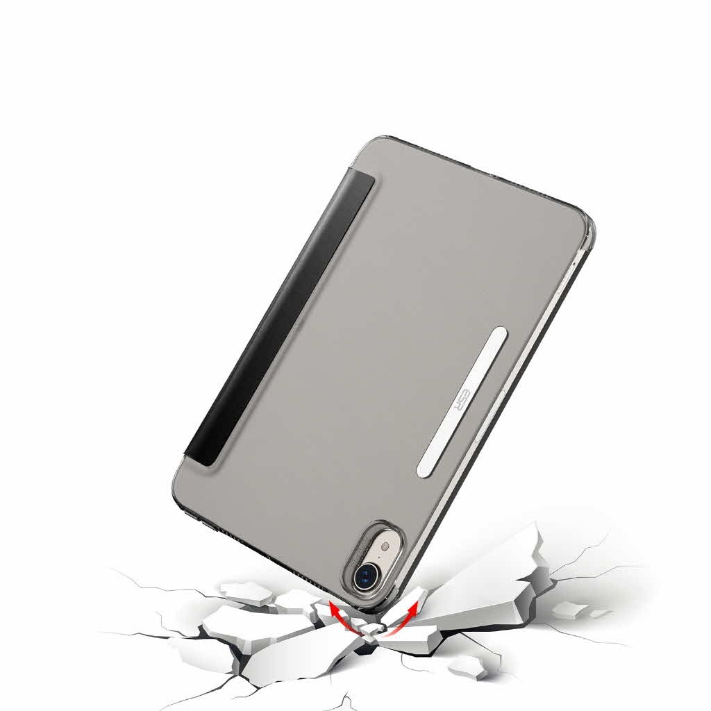 iPad mini（A17 Pro）/ iPad mini ケース 第6世代 [ 三つ折りスタンド オートスリープ 留め具付き ] ウルトラスリム Smart Folio ケース