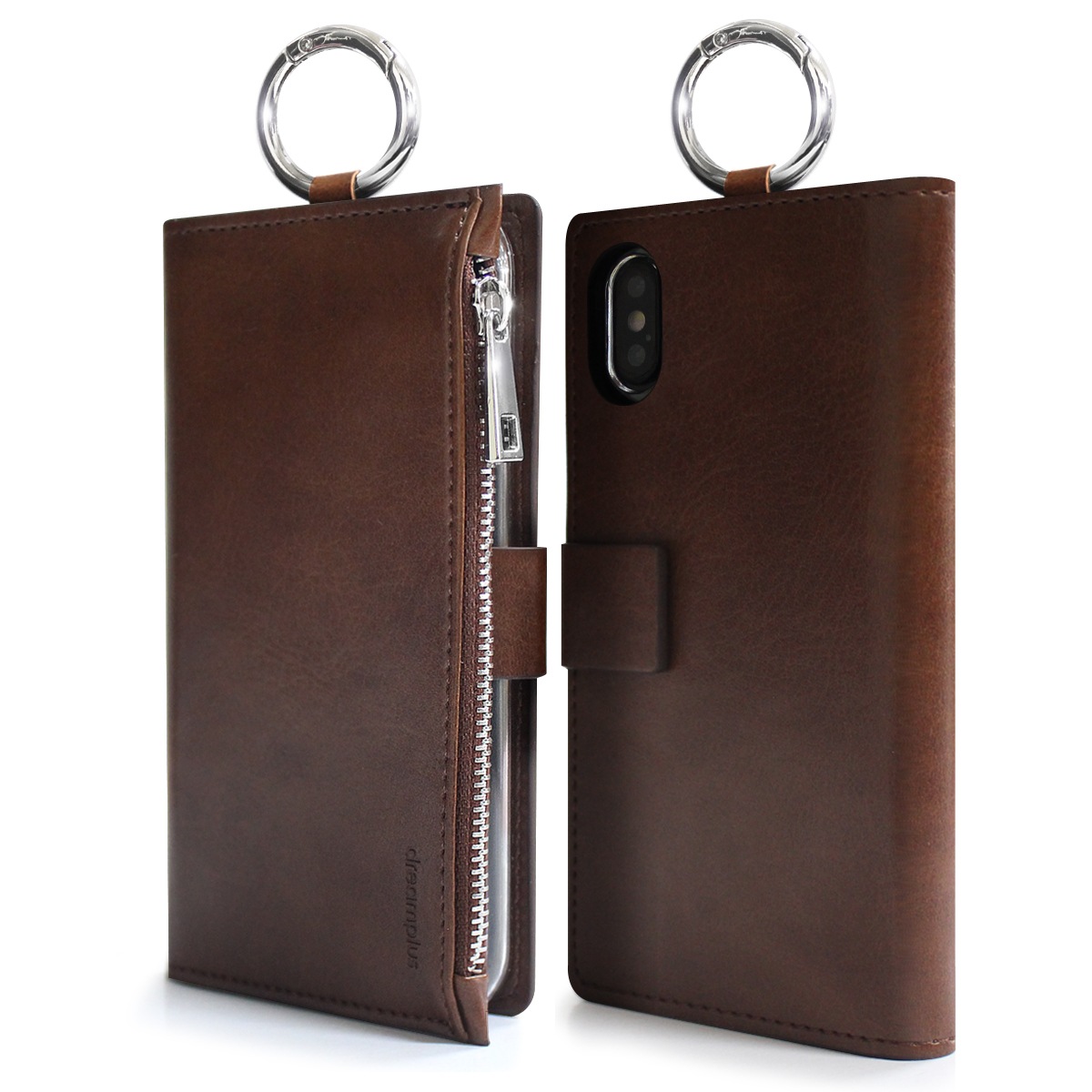 iPhone 11 Pro/iPhone 11/iPhone XS/X/iPhone XR ケース/iphone11 pro 手帳ケース DreamPlus ENTER RING JACKET 手帳型 （ドリームプラス エンターリングジャケット）アイフォン カバー お財布付きケース リング付き iphone11 手帳型ケース iphone11ケース