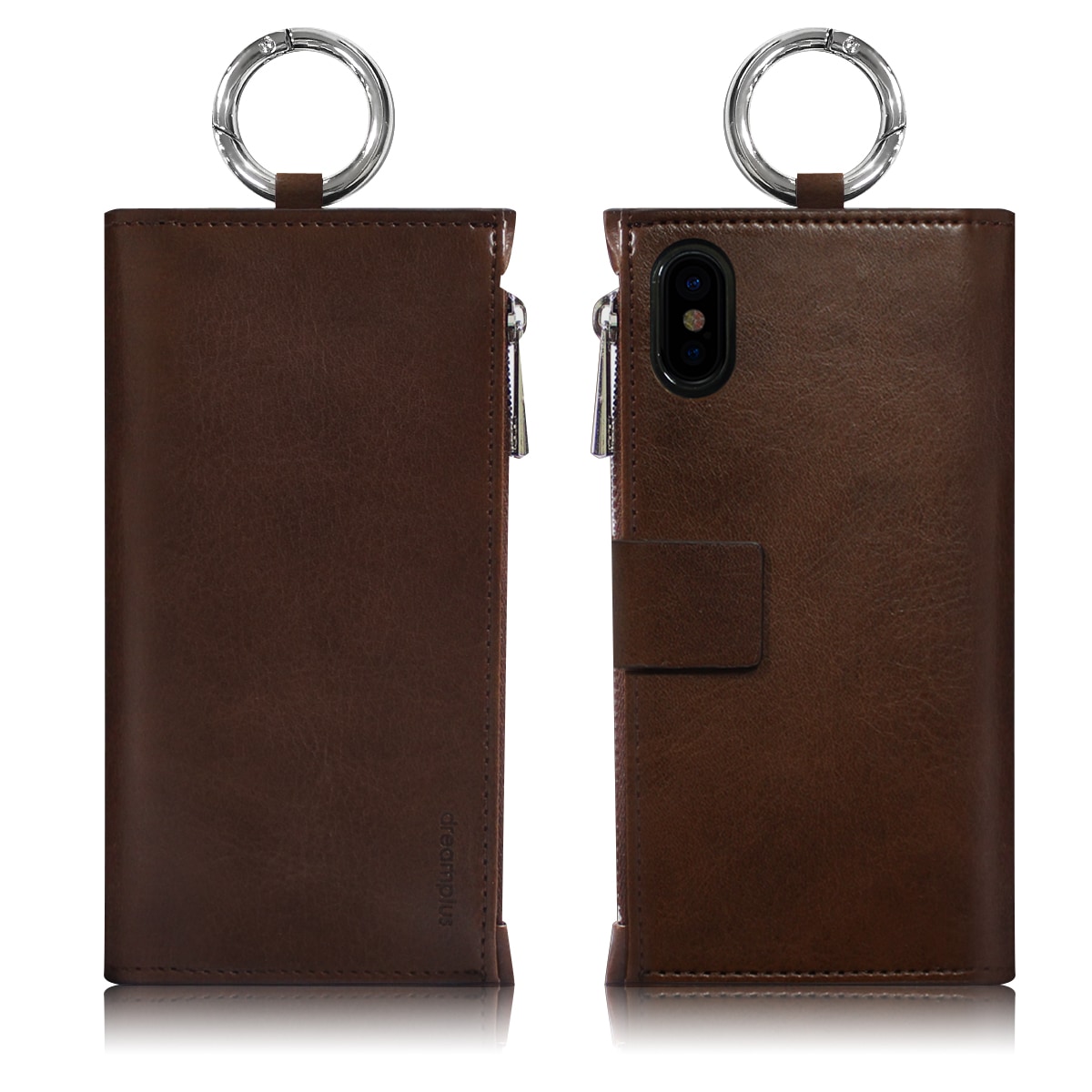 iPhone 11 Pro/iPhone 11/iPhone XS/X/iPhone XR ケース/iphone11 pro 手帳ケース DreamPlus ENTER RING JACKET 手帳型 （ドリームプラス エンターリングジャケット）アイフォン カバー お財布付きケース リング付き iphone11 手帳型ケース iphone11ケース