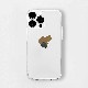 168cm [ iPhone 14 / 14 Pro / iPhone 13 ] ソフトクリアケース リンゴとブラウンベア