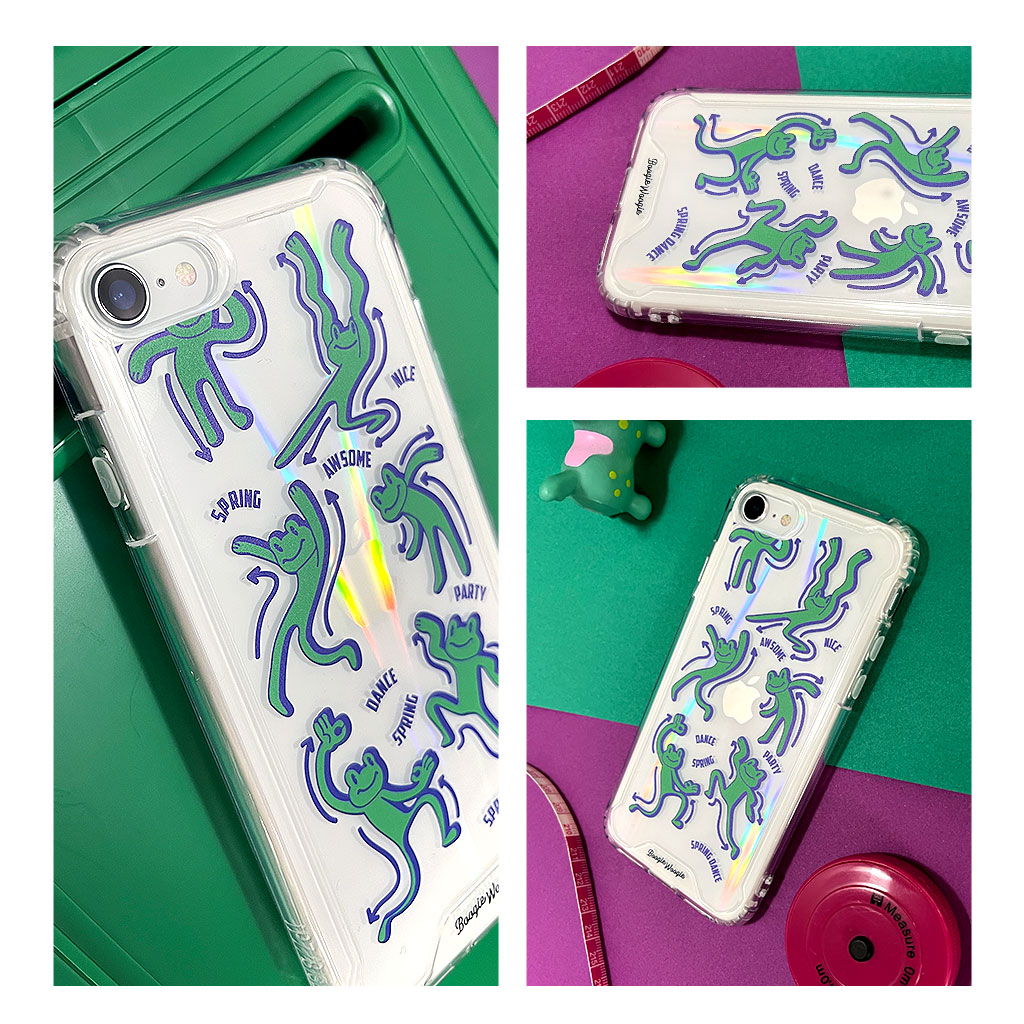 iPhone SE3 ケース カバー BOOGIE WOOGIE オーロラケース Spring Dance【 iPhone SE (第3/2世代)、 / 8 / 7 】 