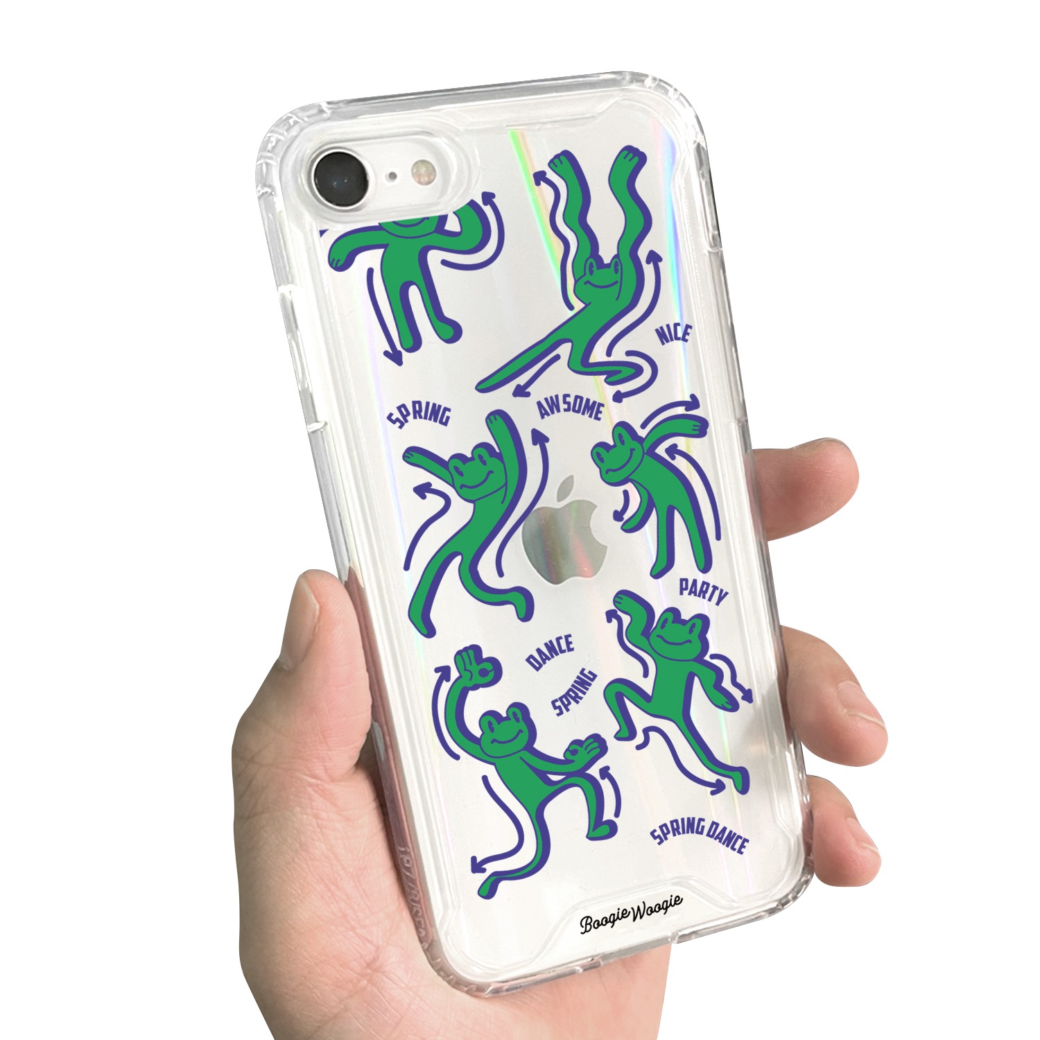 iPhone SE3 ケース カバー BOOGIE WOOGIE オーロラケース Spring Dance【 iPhone SE (第3/2世代)、 / 8 / 7 】 