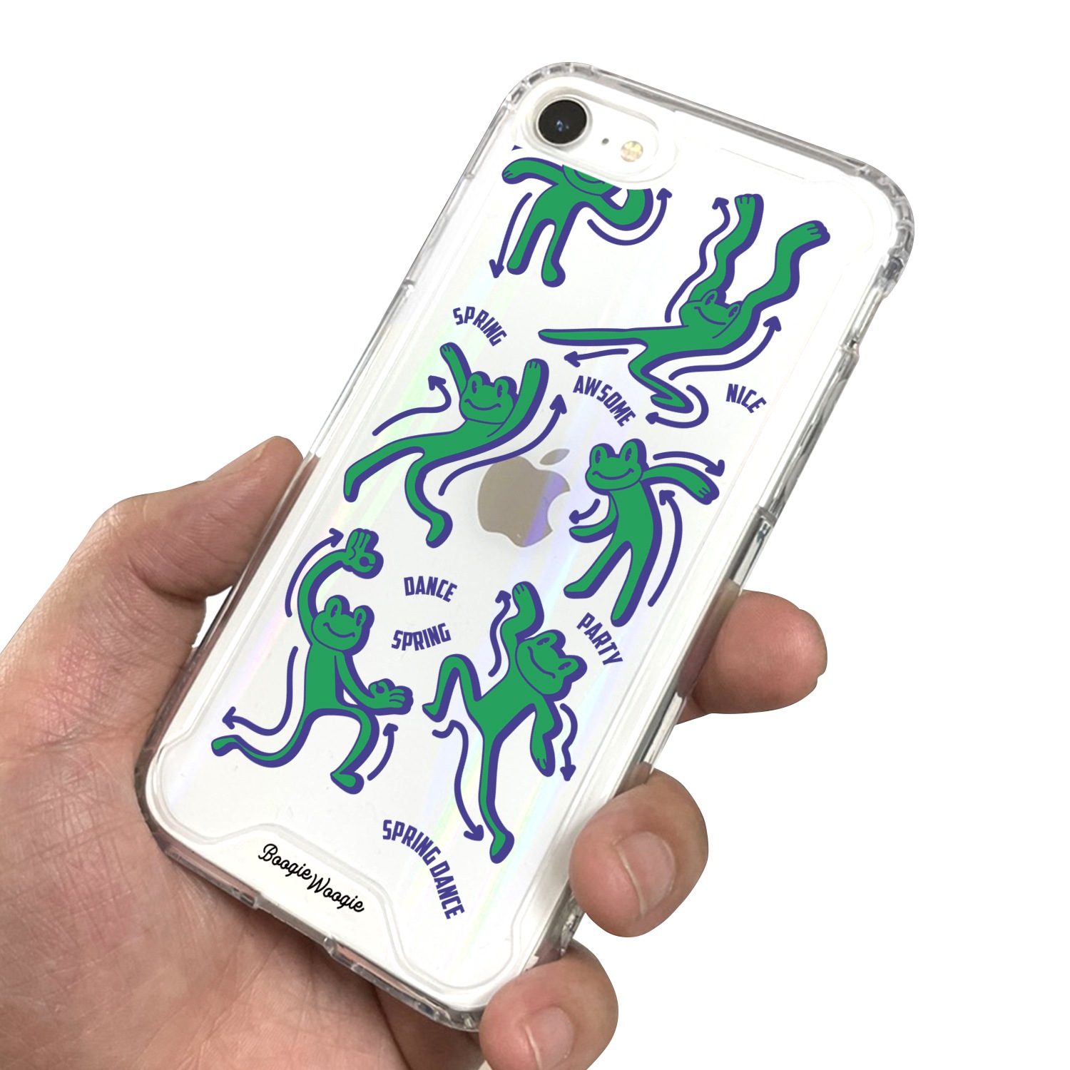 iPhone SE3 ケース カバー BOOGIE WOOGIE オーロラケース Spring Dance【 iPhone SE (第3/2世代)、 / 8 / 7 】 