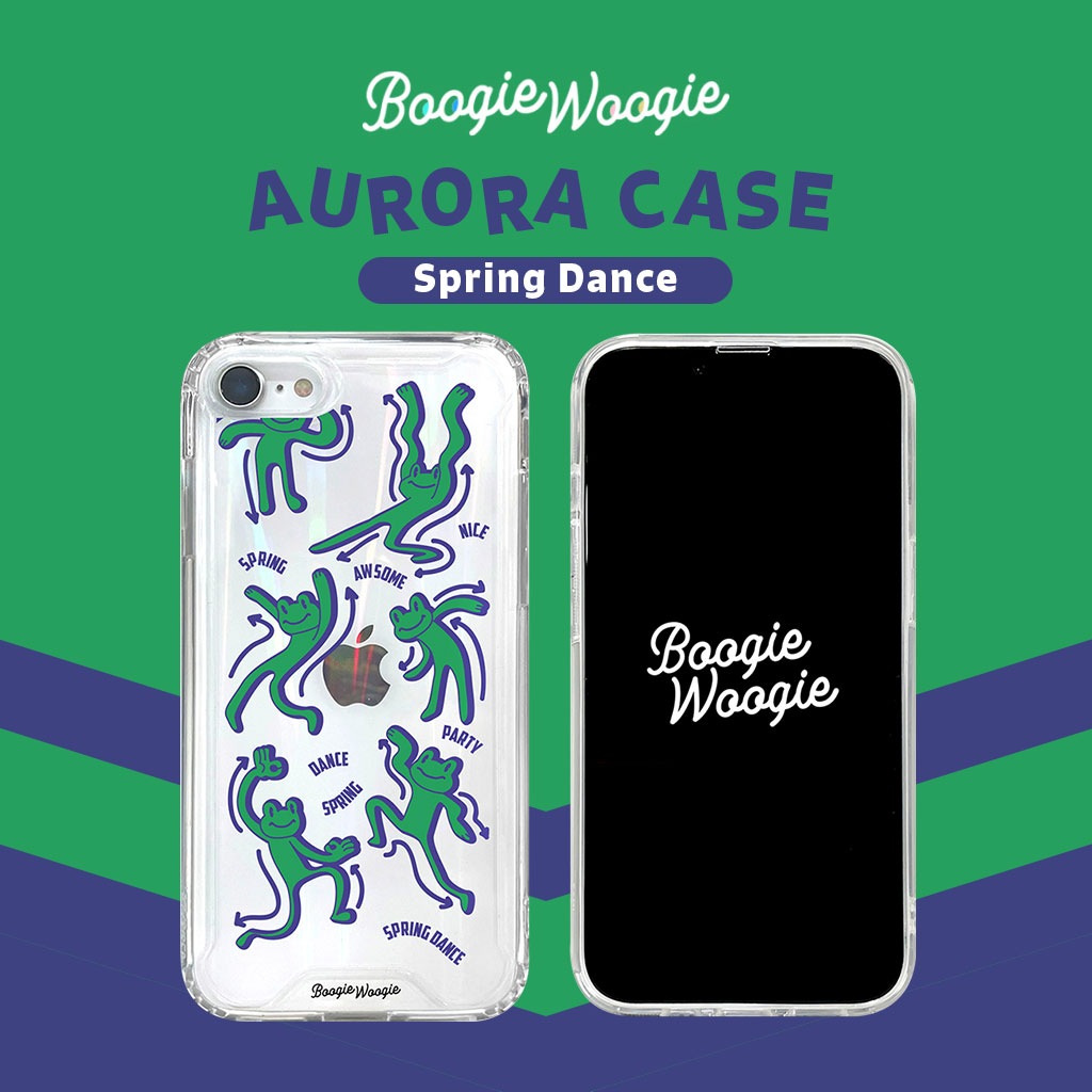 iPhone SE3 ケース カバー BOOGIE WOOGIE オーロラケース Spring Dance【 iPhone SE (第3/2世代)、 / 8 / 7 】 