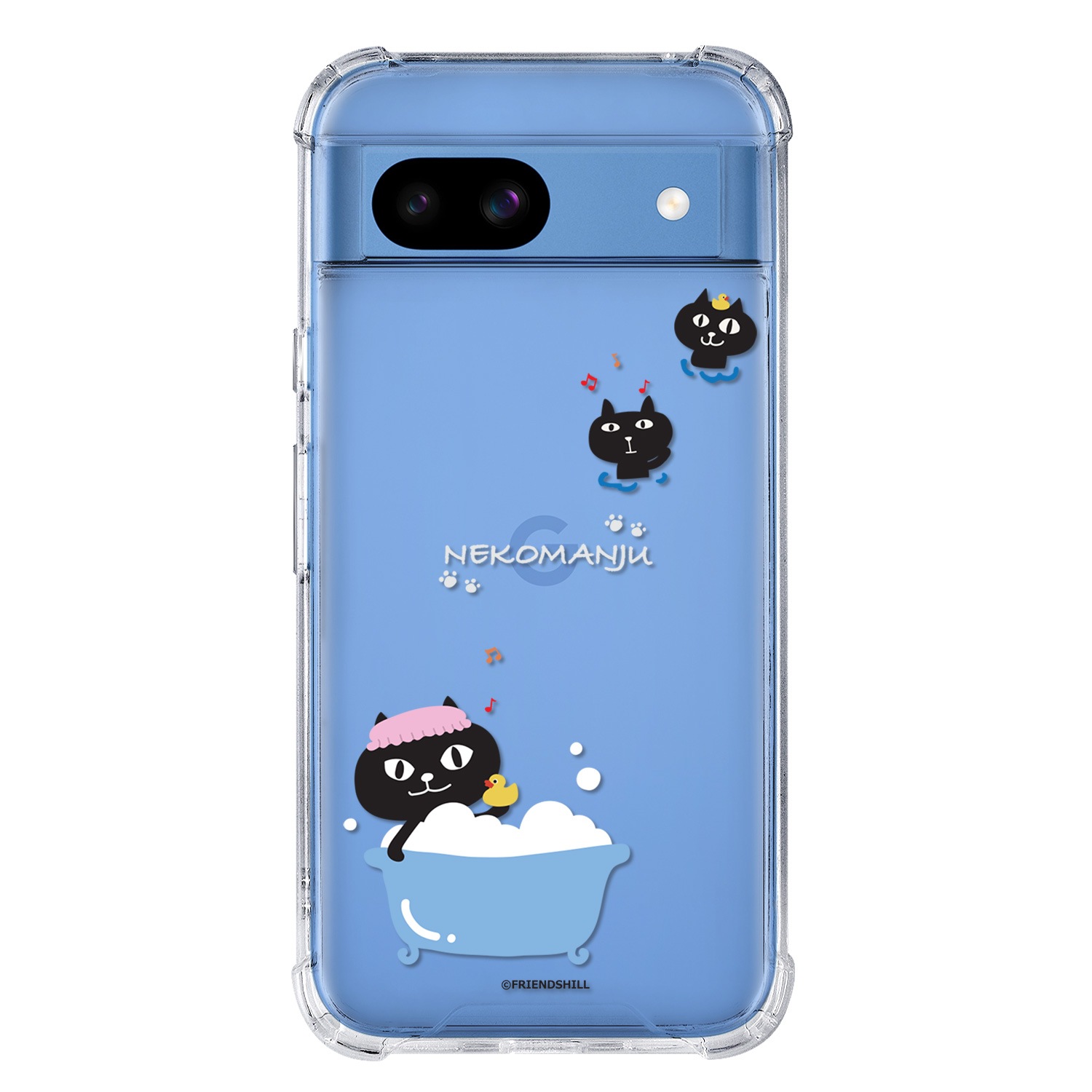 [Google Pixel 7a / 8 / 8a 用] ネコマンジュウ ハイブリッドケース 公式ライセンス品
