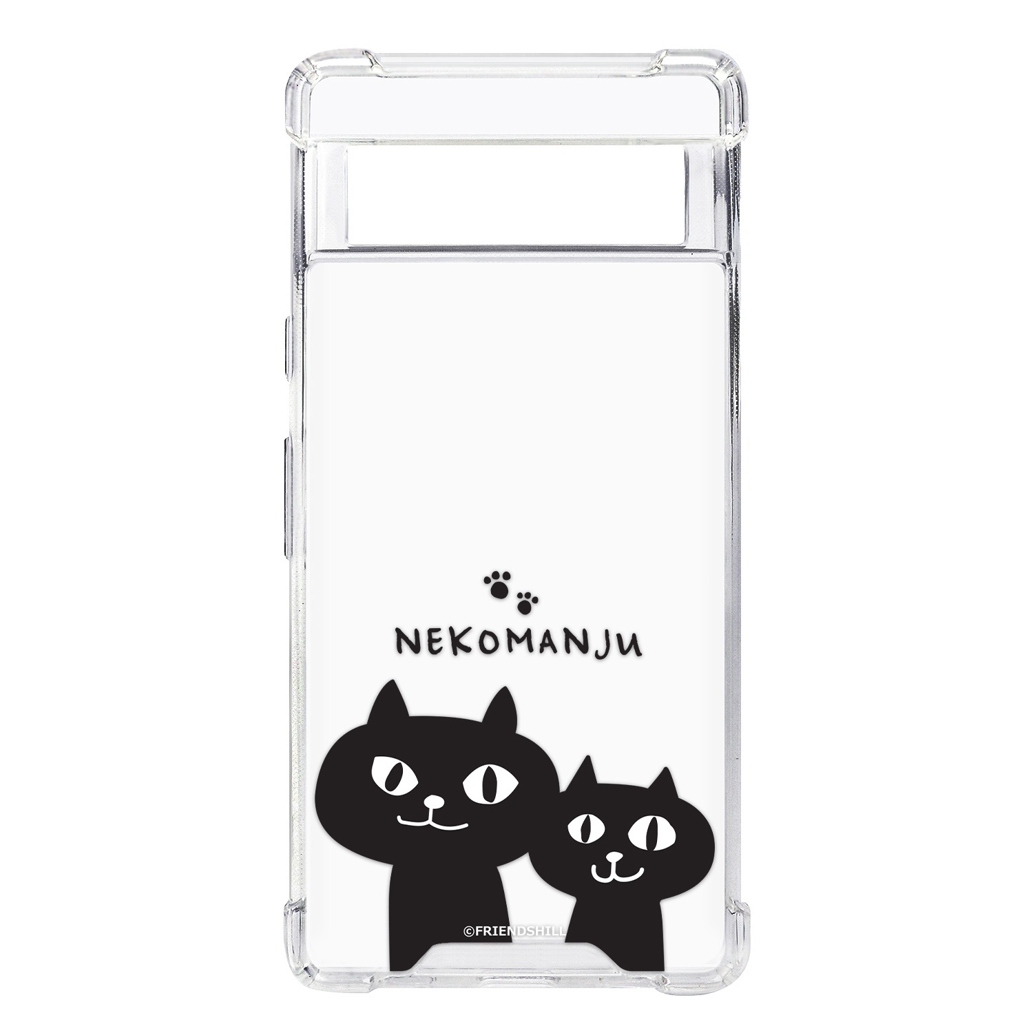[Google Pixel 7a / 8 / 8a 用] ネコマンジュウ ハイブリッドケース 公式ライセンス品