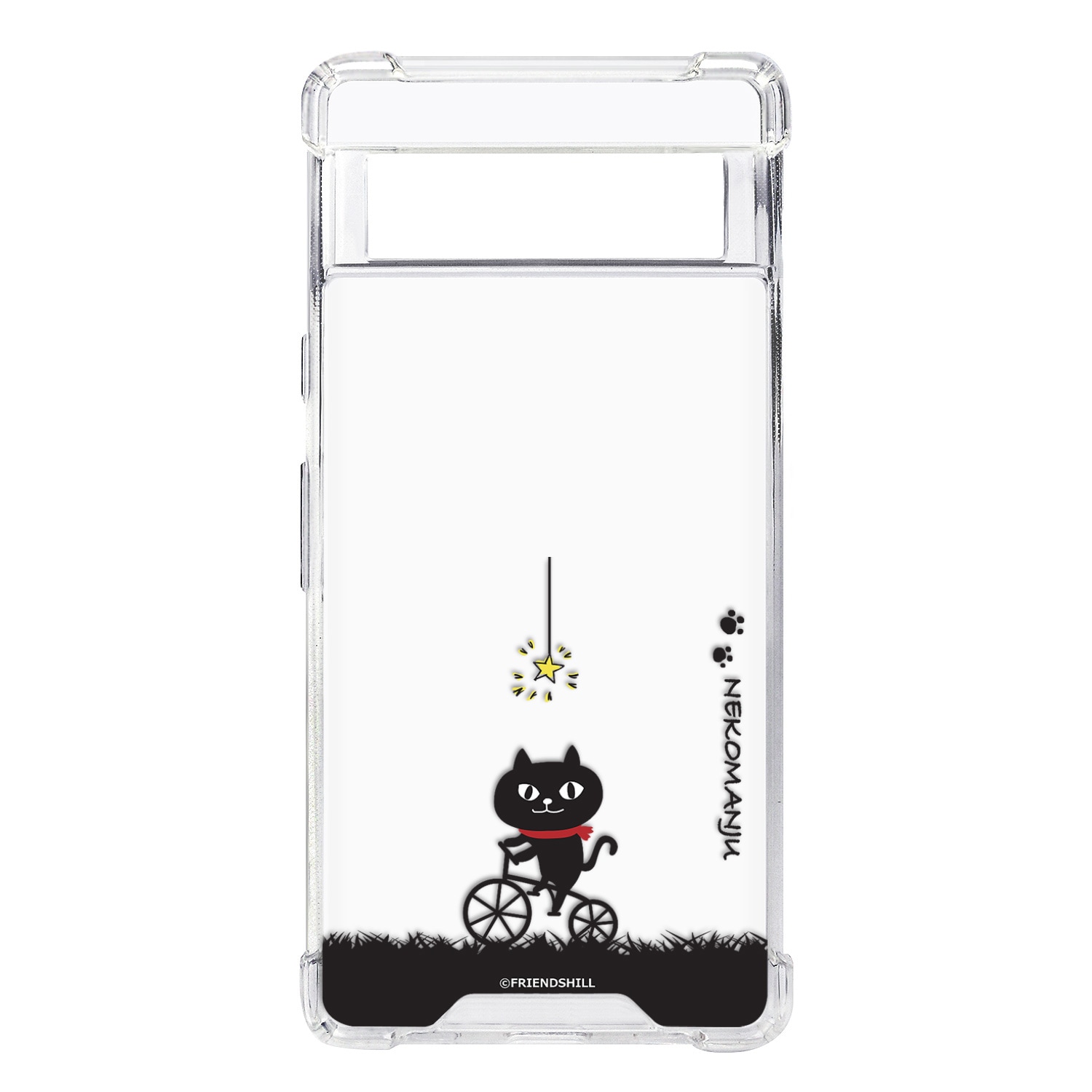 [Google Pixel 7a / 8 / 8a 用] ネコマンジュウ ハイブリッドケース 公式ライセンス品