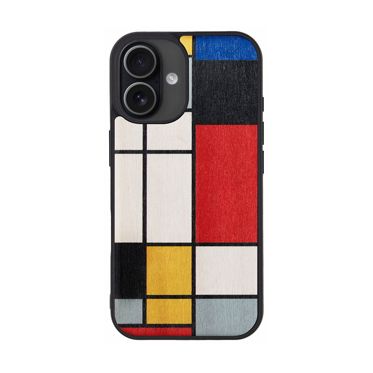 [ iPhone 17 / iPhone Air / 17 Pro 用] 天然木ケース Mondrian Wood（モンドリアン ウッド）木製 カバー