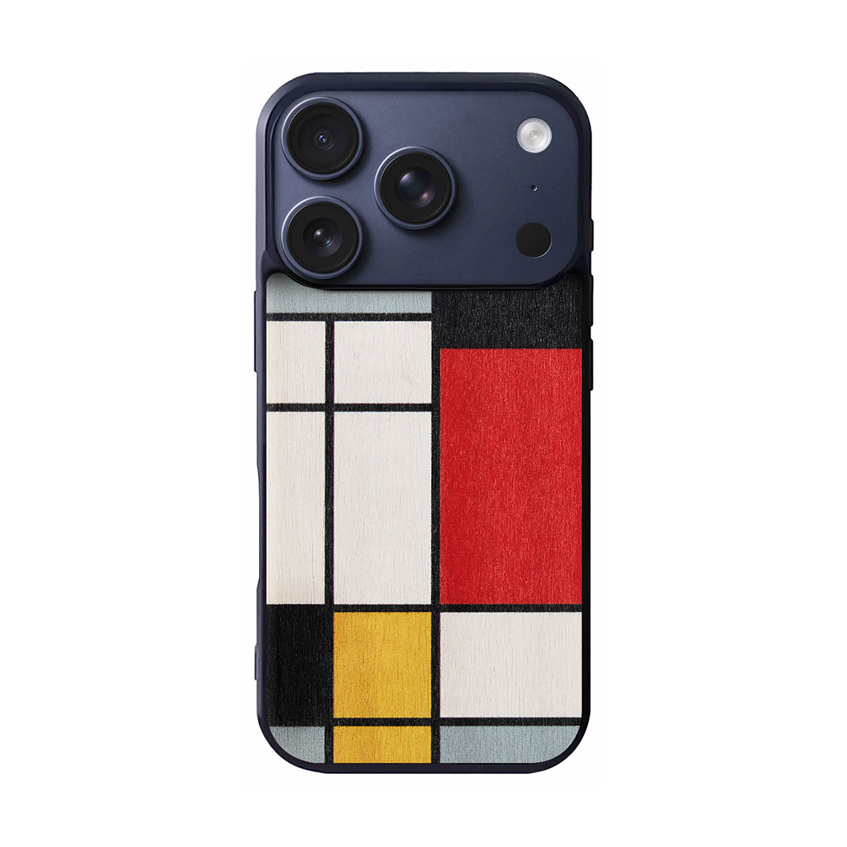 [ iPhone 17 / iPhone Air / 17 Pro 用] 天然木ケース Mondrian Wood（モンドリアン ウッド）木製 カバー