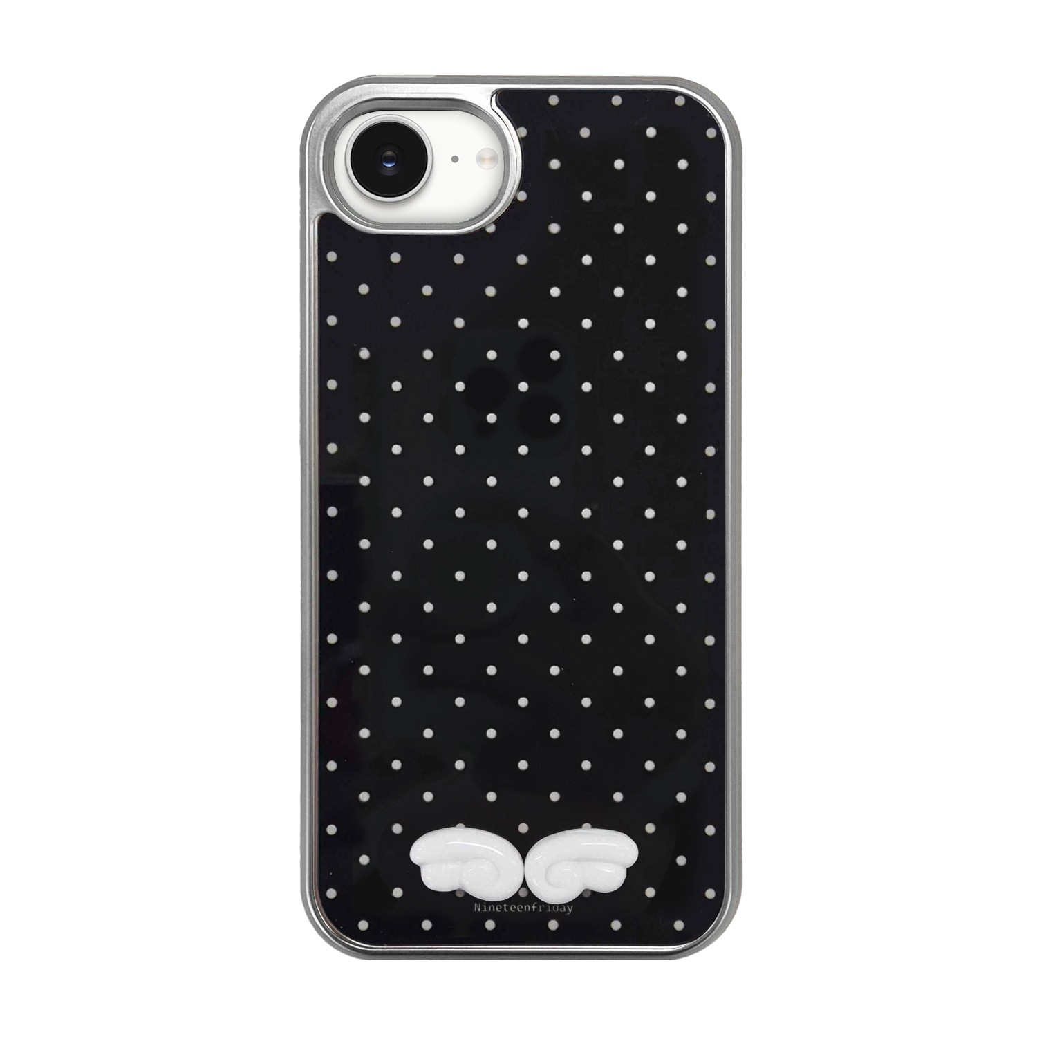 [ iPhone 17 / 17 Pro / 17e / 16e 用] 3Dエンジェルウィング MagSafe対応 グロッシーケース