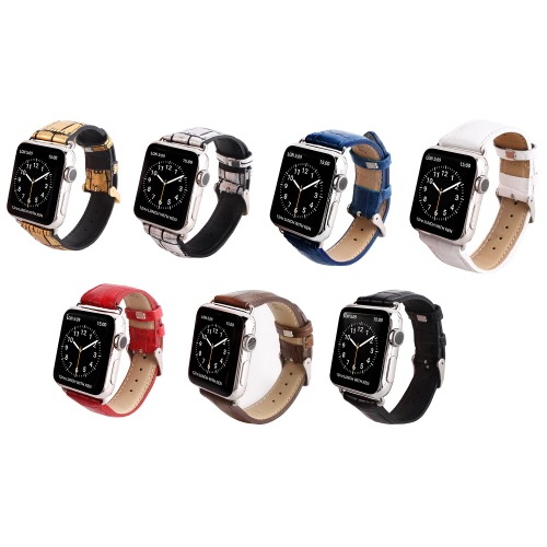 Apple Watch バンド Gaze クロコシリーズ アップルウォッチ レザー アップルウォッチ 42/41/40/38mm (Series10/5/4/3/2/1)