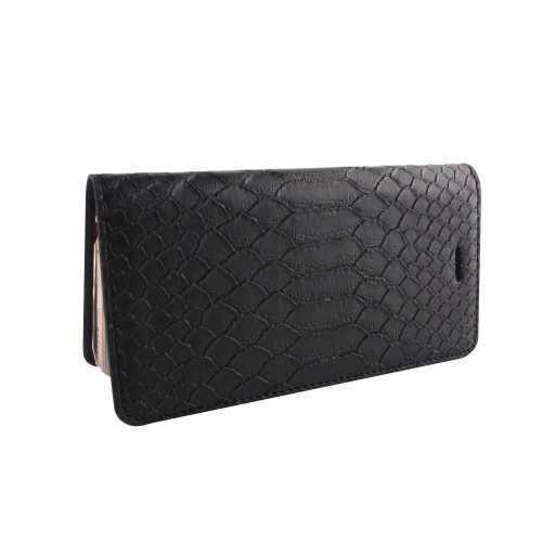 iPhone 14 / 14 Pro / 13 ケース カバー 【手帳型 本革】GAZE Matt Python Diary [for iPhone SE3（第3世代）/SE2（第2世代）/8/7/6s/6]