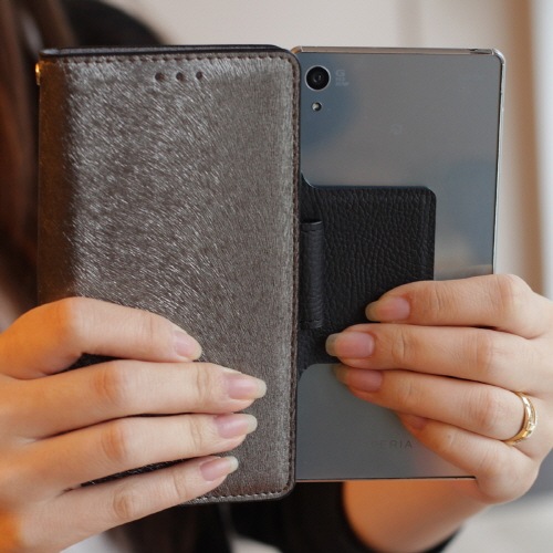 多機種対応スマートフォンマルチケース HANSMARE CALF Diary（ハンスマレ カーフダイアリー）