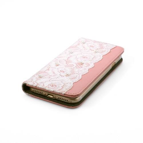 iPhone SE (第3世代) ケース カバー 手帳型 abbi Lace Diary [iPhone SE3/SE2/8/7]