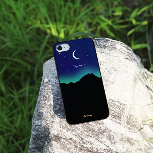 iPhone SE (第3世代) ケース カバー Dparks Twinkle Case オーロラムーンライト [iPhone SE3/SE2/8/7]