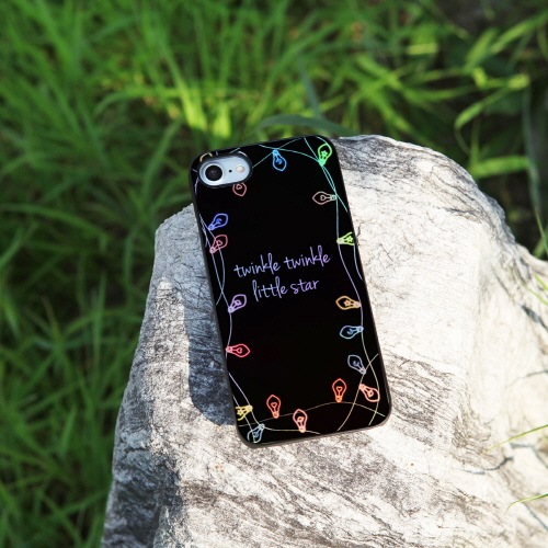 iPhone SE 第2世代 se2 ケース iPhone 8/7ケース Dparks Twinkle Case リトルスター（ディーパークス トゥインクルケース）アイフォン カバー