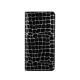 iPhone SE (第3世代) ケース カバー 【手帳型 本革】GAZE Hologram Line Croco Diary [for iPhone SE3/SE2/8/7/6s/6]