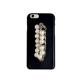 iPhone6s/6 ケース パール＆チェーン カバーmidnight moment ｘ abbi （ミッドナイトモーメント アビィ）アイフォン
