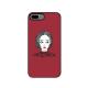 iPhone 8 Plus / 7 Plus ケース Dparks ブラックケース 少女の肖像画（ディーパークス）アイフォン カバー ガール