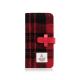 iPhone SE (第3世代) ケース カバー 手帳型 SLG Design Harris Tweed Diary [iPhone SE3/SE2/8/7]