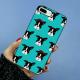 iPhone 8 Plus / 7 Plus ケース Dparks ブラックケース French Bulldog（ディーパークス フレンチブルドッグ）アイフォン カバー イヌ