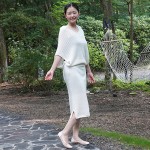 �����ʥ����ߥ�100��Σ֥ͥå����֥饦���󥰡��ɥ쥹�ڥ֥饦���󥰾���73cm��