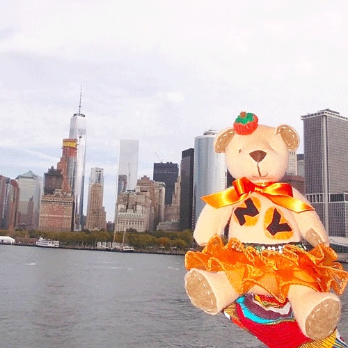 饫ߥΡNY Teddy Bear World ܥ٥ϥ󡦥ޥ󥴡åɥ٥24cm(#1)