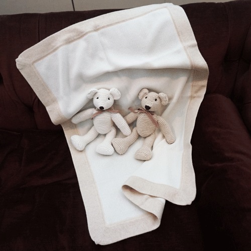 �ǹ��̵���������ߥ�100%�Υ֥�󥱥åȡڥ���Ԥ���80cm x ��56cm�ʱ�5cm�ˡ�