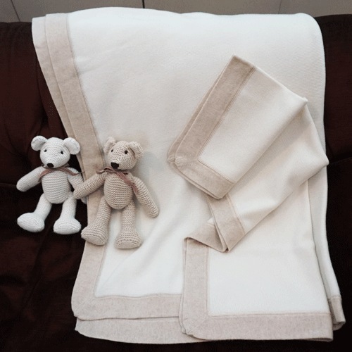 �ǹ��̵���������ߥ�100%�Υ֥�󥱥åȡڥ���Ԥ���80cm x ��56cm�ʱ�5cm�ˡ�