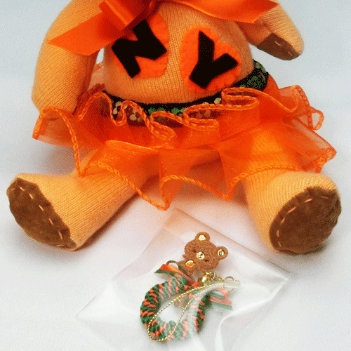 饫ߥΡNY Teddy Bear World ܥ٥ϥ󡦥ޥ󥴡åɥ٥24cm(#1)