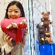 ��饫���ߥ�100%��嫷�ӥϡ��ȡ����å����ȥϡ��ȡ��ߥ˥٥������åץ��12cm��