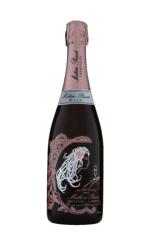 マチュー・プランセ　ブリュット　プルミエ・クリュ　ロゼ　NV