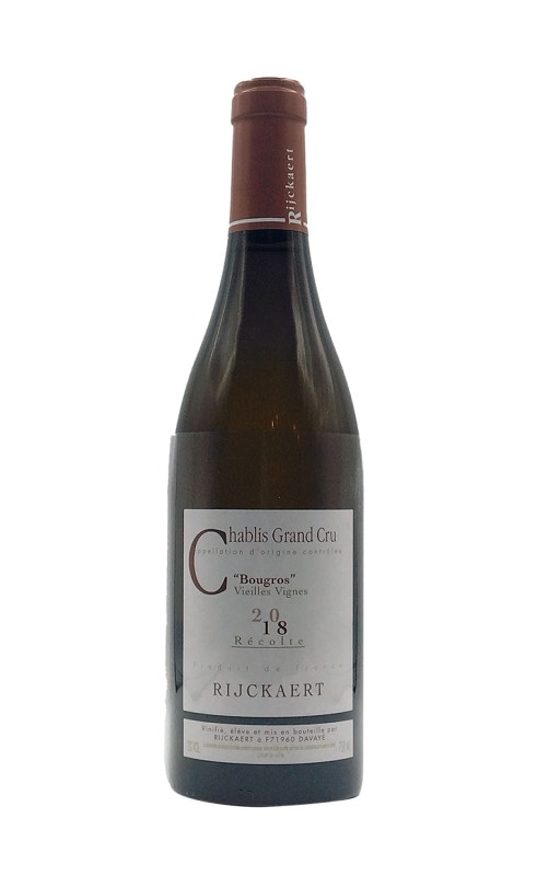 メゾン・リケール　シャブリ　グランクリュ　ブーグロ　ヴィエイユ　ヴィーニュ　2018