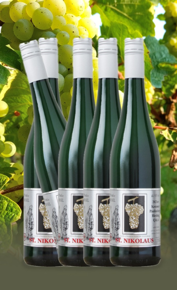 2024年 ぶどうの樹3本のオーナー<br>やや甘口 モーゼル 白 5～6本