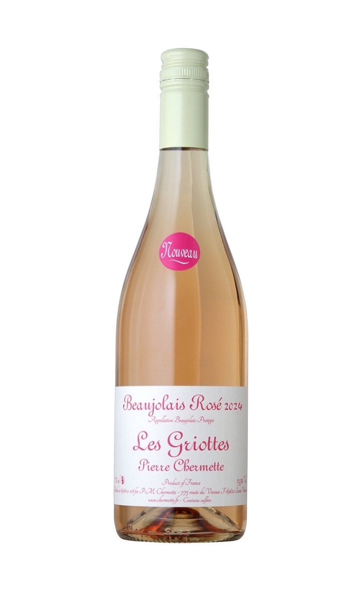 ピエール・マリー・シェルメット<br>ボージョレ ロゼ ヌーヴォ  レ・グリオット航空便2024