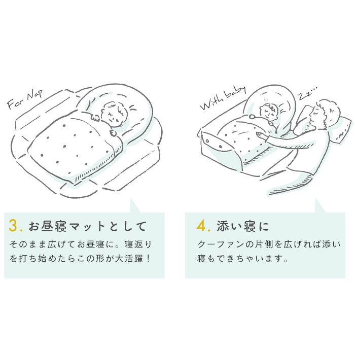 MOOMIN BABY バッグdeクーファン ムーミン ピクニック柄 | 商品種別