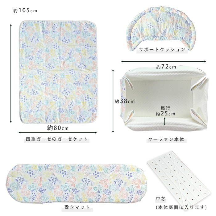 MOOMIN BABY バッグdeクーファン ムーミン ピクニック柄 | 商品種別