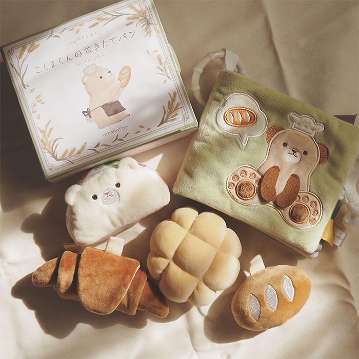 ◆ふんわりぽっぽ☆☆◆ amanoppo あまのっぽ もちっとラトル こぐまくんの焼きたてパン