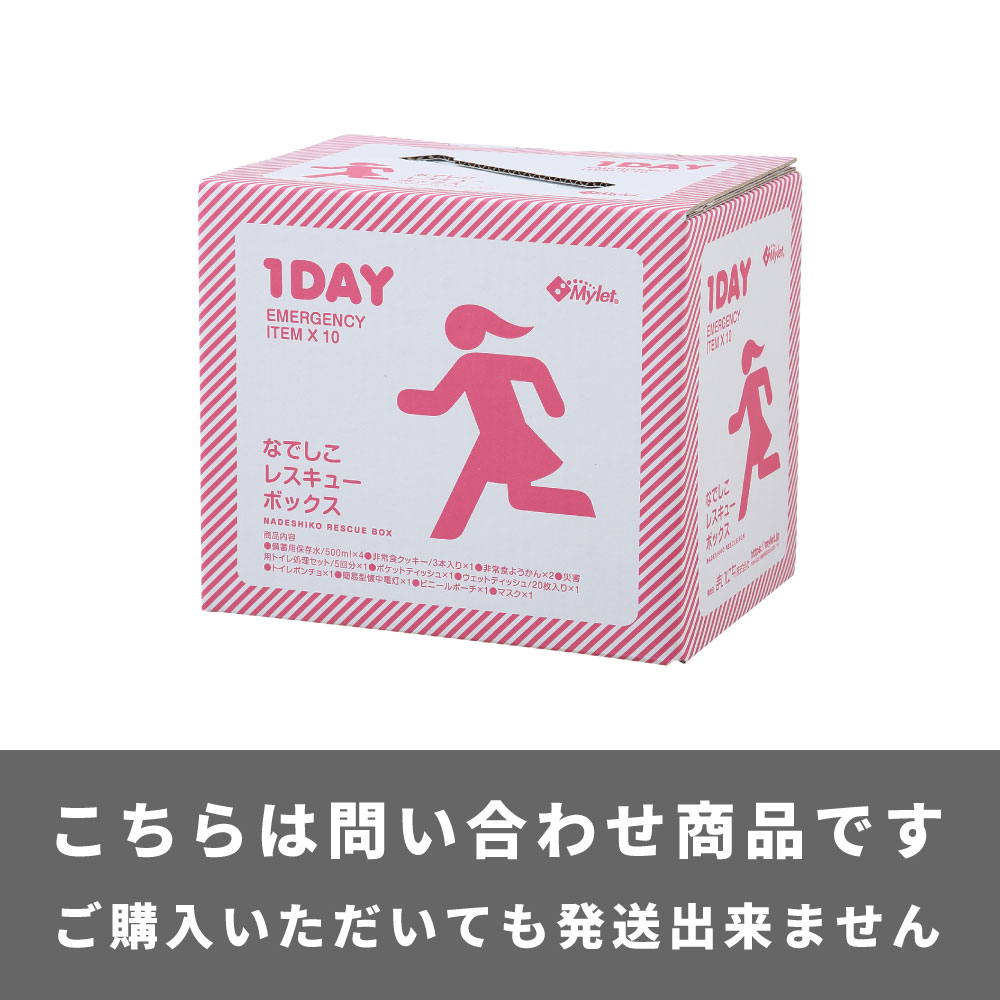 1DAYなでしこレスキューボックス (女性用防災セット)