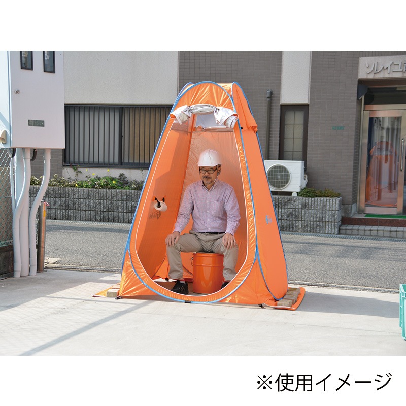 現場トイレセット　R-100X（100回分・レスキューテントXとマイペールとT-100のセット商品）