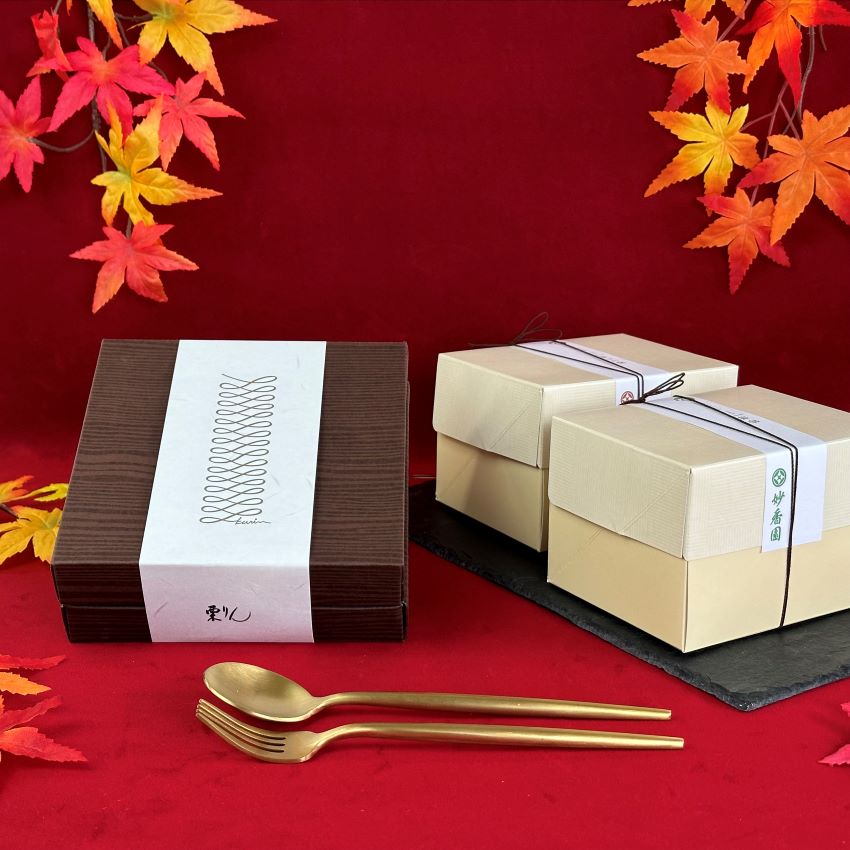 茶千本とロールケーキセット