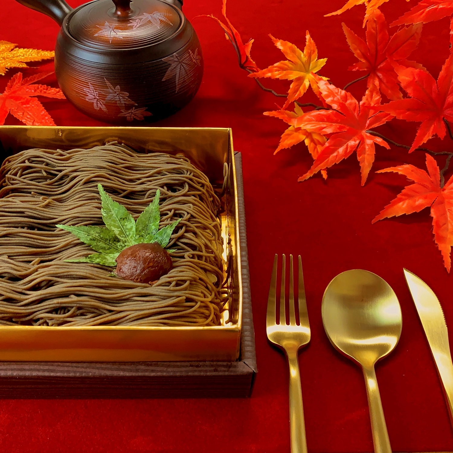 茶千本とロールケーキセット