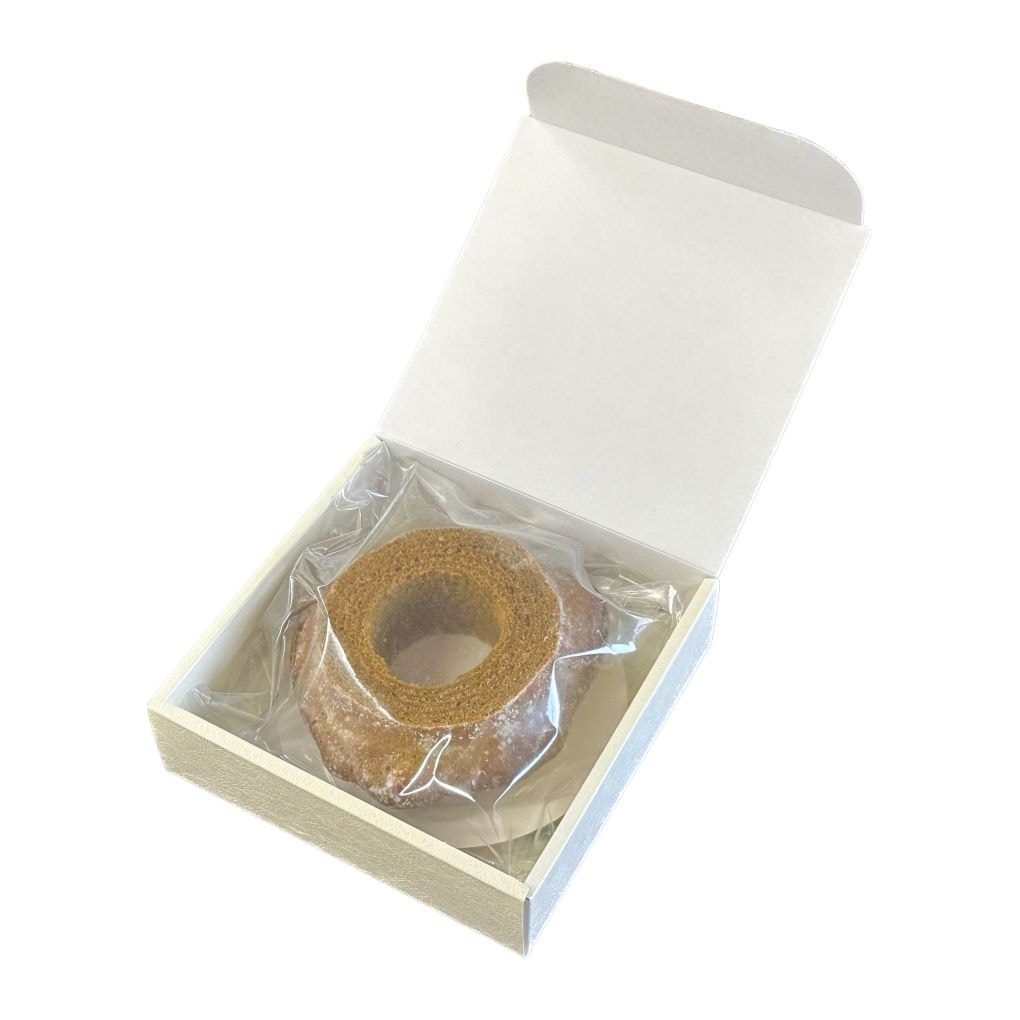 米粉バウムクーヘン(ほうじ茶)