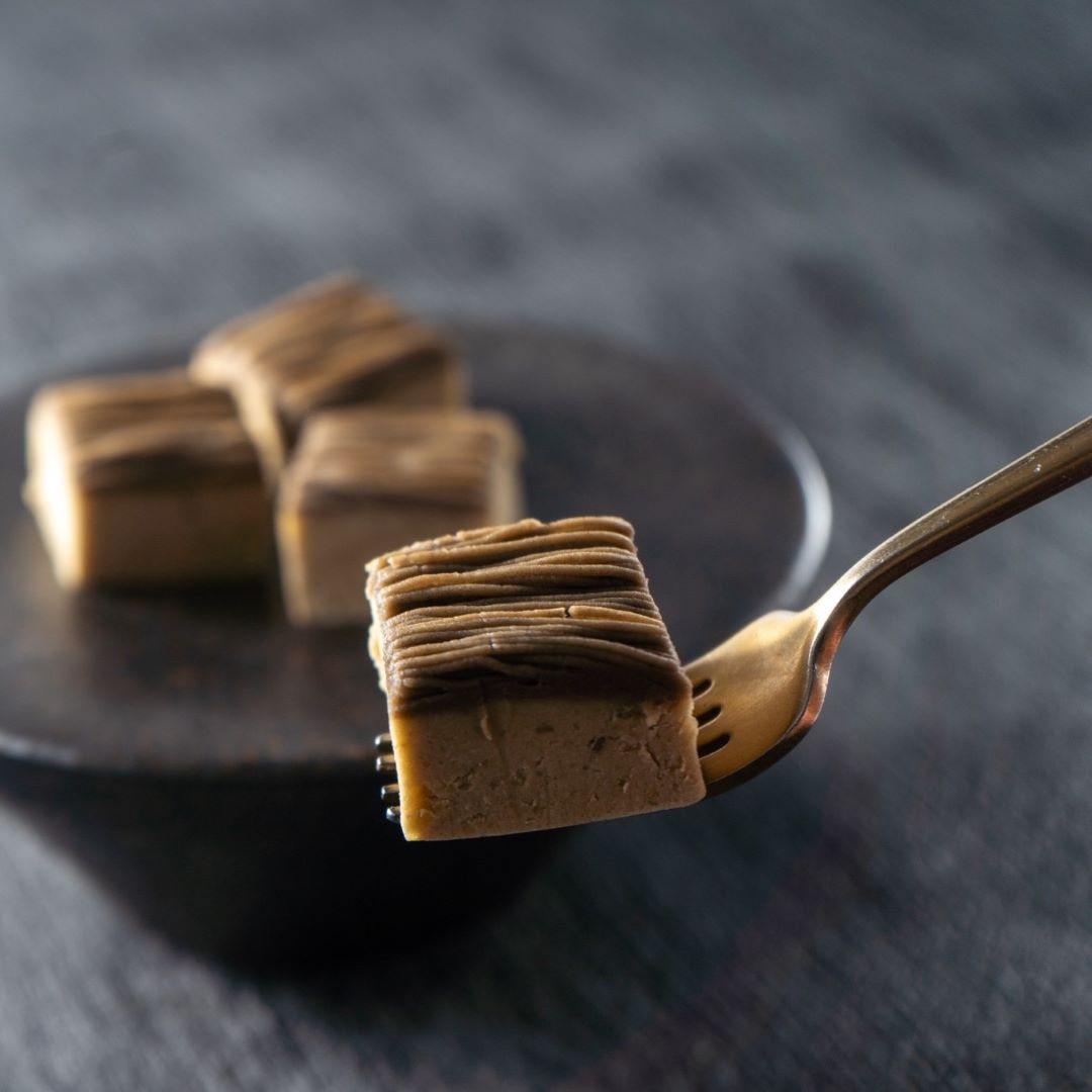 茶千本(ほうじ茶モンブラン)とほうじ茶栗きんとん(琥珀)セット